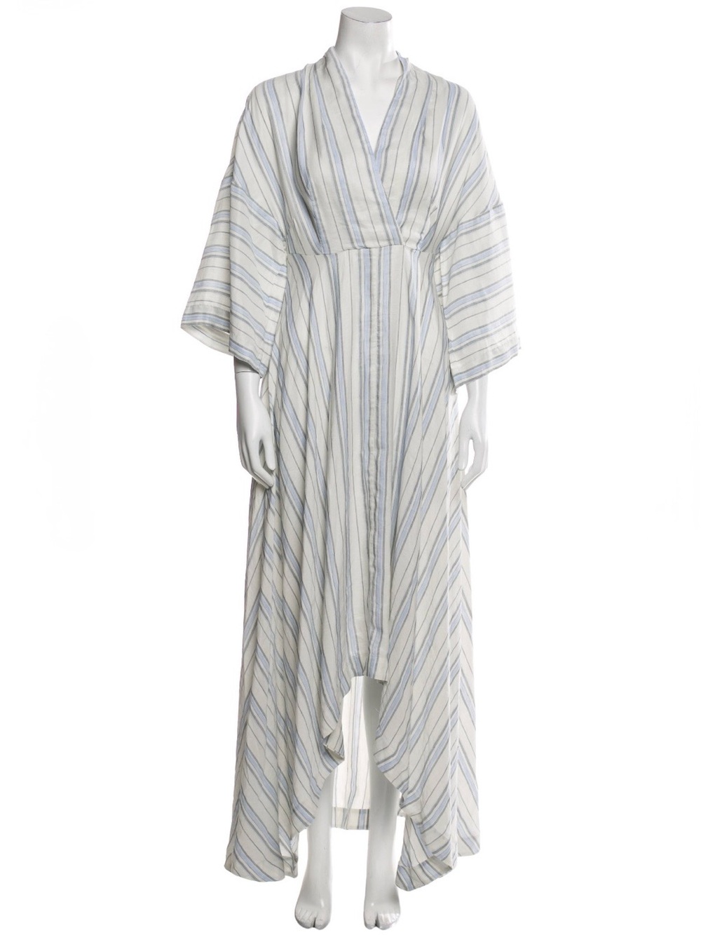 Co Shirtdress  in Soft Blue stripes & Cream